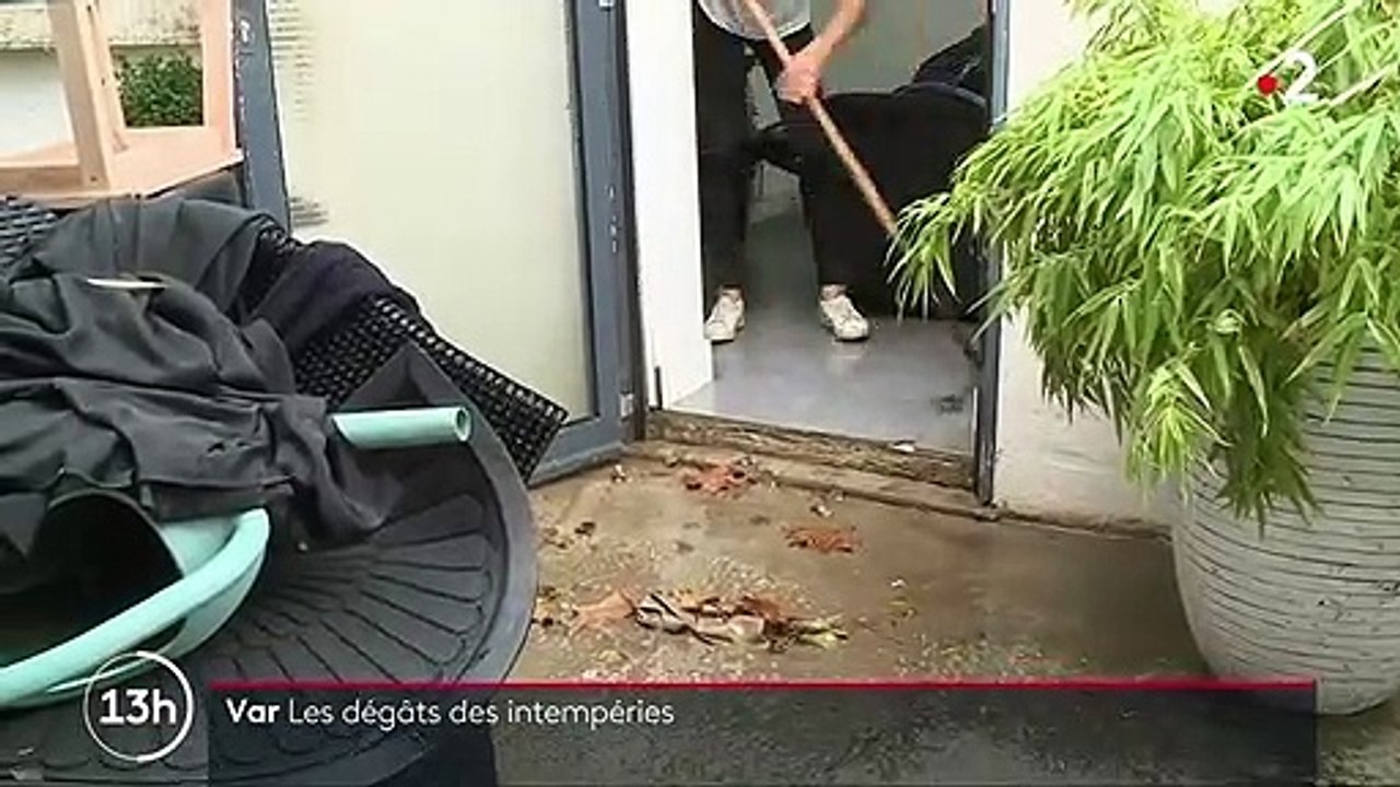 Var : la ville de Six-Fours-Les-Plages inondée