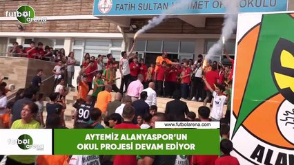 Aytemiz Alanyaspor'un okul projesi devam ediyor