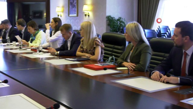 Ankara Büyükşehir Belediye Başkan vekili Çetin, Moskova belediye başkan yardımcısı Liksutov ve beraberindeki heyeti ağırladı