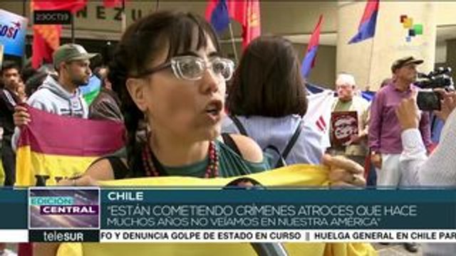 Chilenos denuncian crímenes atroces cometidos por la fuerza pública