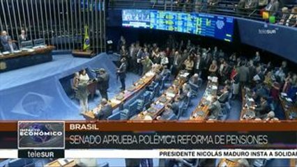 Brasil: senado aprueba polémica reforma de pensiones