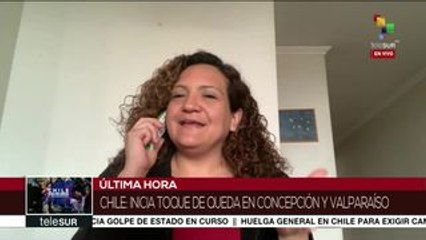 teleSUR Noticias: Avanza huelga general en medio de represión en Chile