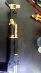 Kalashnikov with gold and silver it's very beautiful كلاشنكوف مع الذهب والفضة روعة