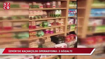 Скачать видео: İzmir'de kaçakçılık operasyonu: 2 gözaltı