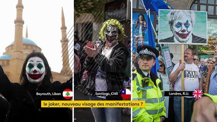 Le personnage du Joker devient le visage des manifestations dans le monde