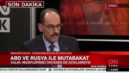 Sözcü Kalın’dan mutabakat açıklaması