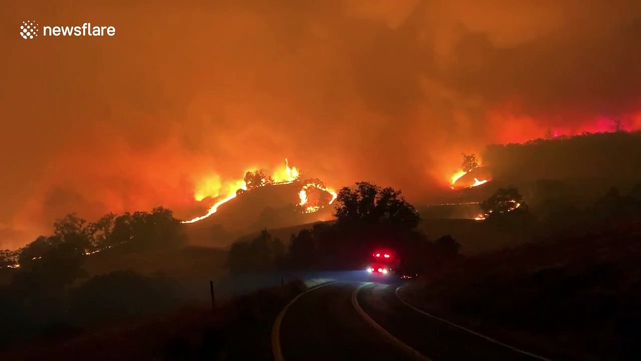 US Kincade Fire in Sonoma Wine Country forces evacuations