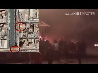 لحضة قنص احد المتضاهرين  الله اكبر عليكم