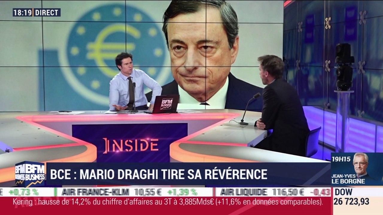 BCE: Mario Draghi tire sa révérence - 24/10