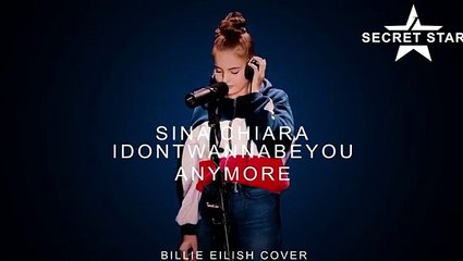 Schauen Sie sich die Aufführung von Sina Chara an, während sie "Idontwannabeyouanymore" von Billie Ellish singt