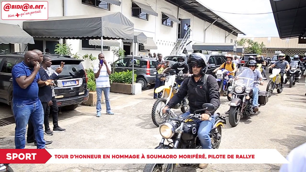 Tour d’honneur en hommage à Soumaoro Moriféré, pilote de rallye