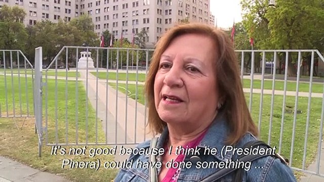 Chileans react to unrest in their country