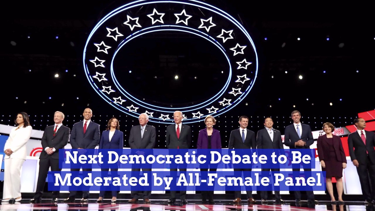 The Democratic Debate Gets A Female Only Panel