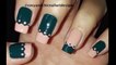 A Cute Nail Art Design with Trend Colors of Fall 2019 (Green and Nude)