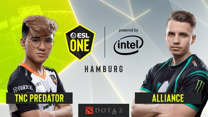 Dota2 - TNC Predator vs. Alliance - Game 1 - UB Semifinal - ESL One Hamburg 2019