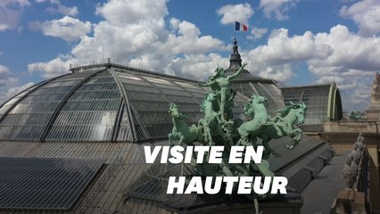 Les images féeriques du Grand Palais vu du ciel