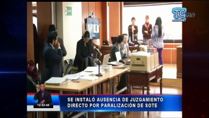 Audiencia de juzgamiento contra el asambleísta Yoffre Poma