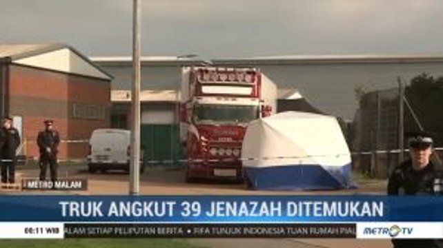Geger, Penemuan Truk Kontainer Berisikan 39 Jenazah di London
