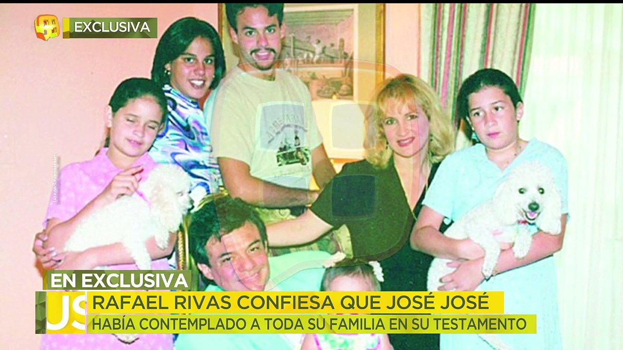 Rafael Rivas revela que José José tenía un testamento  hace años. | Ventaneando