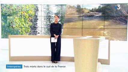 Intempéries : trois morts dans le sud de la France