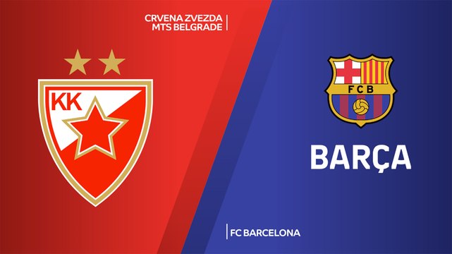 Crvena Zvezda mts Belgrade - FC Barcelona Highlights | Turkish Airlines EuroLeague, RS Round 4