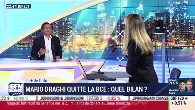 Le + de l'info: Mario Draghi quitte la BCE, mais avec quel bilan ? - 24/10