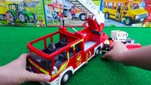 Fire Truck, Construction Vehicle, Police Cars, Ambulance Toys Unboxing for Kids