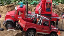 Police Cars Jeep Pretend Play with Bruder Toys Vehicles