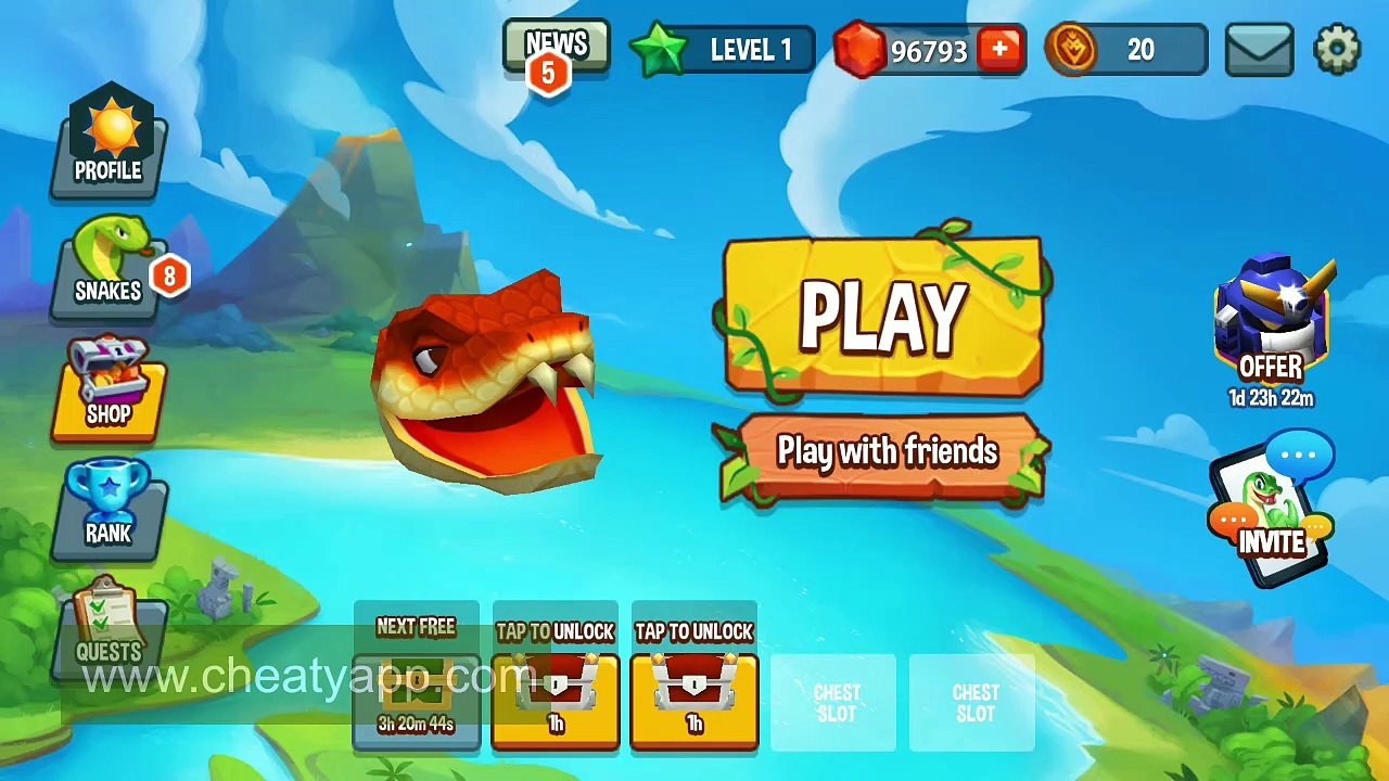 Snake Rivals 0.9.9 Mod Apk - Snake Rivals Lucky Patcher