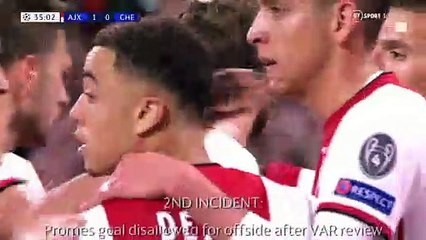 VAR - Ajax 0-1 Chelsea - Johan Cruyff Arena - UCL Matchday 3 19/20