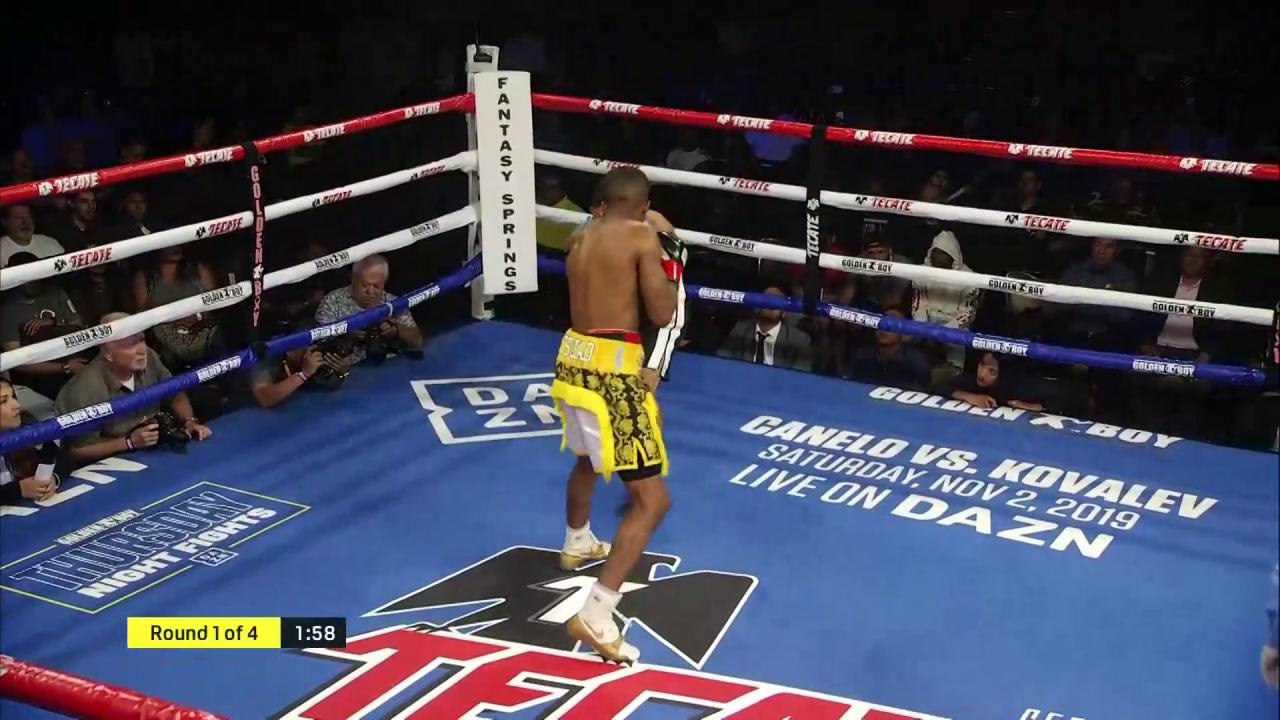 Sullivan vs Aguilar - Round 1 First knockdown