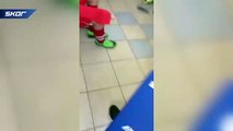 Kayseri Meysuspor teknik direktörü Halit Kurt, soyunma odasında genç futbolcuları tokatladı