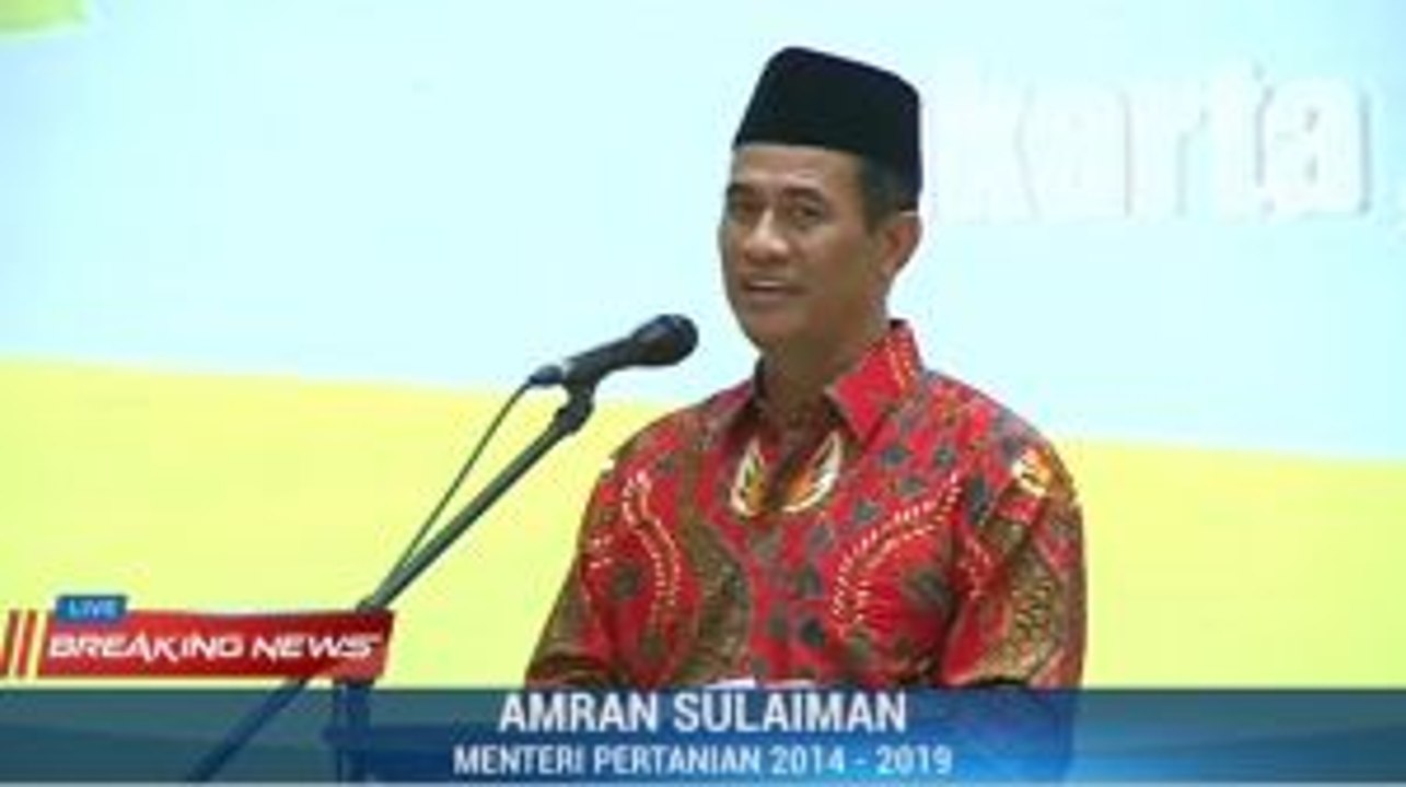 Amran Sulaiman Yakin SYL Bisa Pimpin Kementan dengan Baik