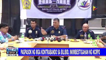 Pagpasok ng mga kontrabando sa Bilibid, iniimbestigahan ng NCRPO