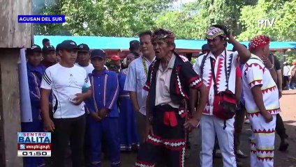 Tribo sa Agusan del Sur, buo ang suporta sa kampanya vs NPA