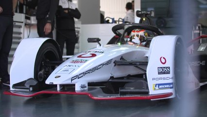 Formula E Test Drives in Valencia - Neel Jani, car number 18