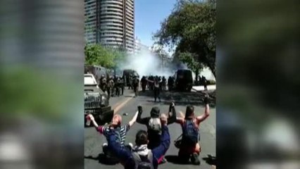 Miles de personas vuelven a salir a la calle en Chile