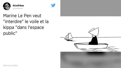 Polémiques sur le voile. Emmanuel Macron s’en « lave les mains », accuse Marine Le Pen