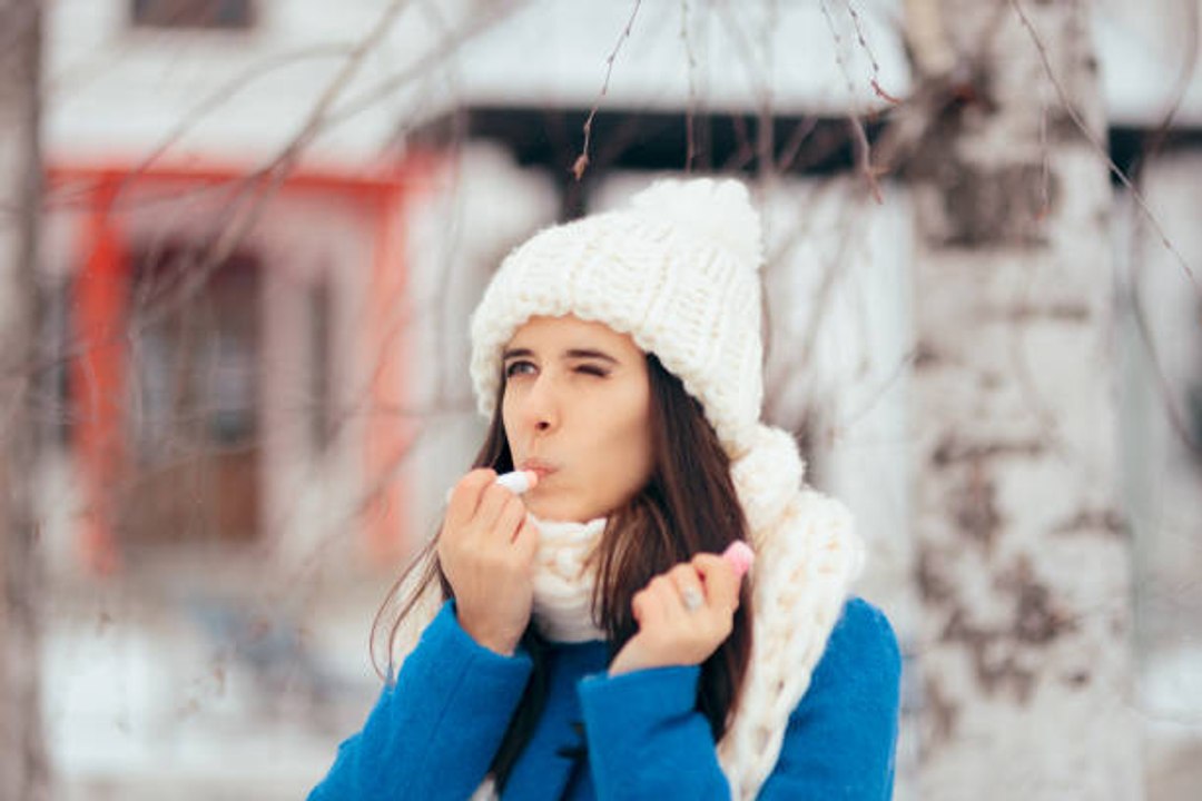 Geheimnisse für unwiderstehliche Lippen im Winter