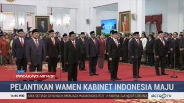 Presiden Jokowi Lantik Wakil Menteri Kabinet Indonesia Maju
