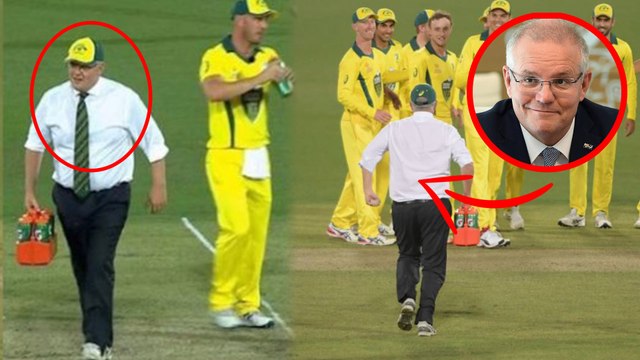 Australian Prime Minister Scott Morrison turns as water boy | Oneindia Kannada