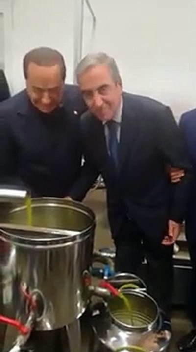 Umbria, Gasparri e Berlusconi elogiano l-olio umbro (24.10.19)
