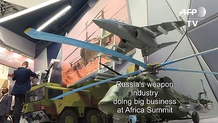 Russia flaunts firepower at Africa summit
