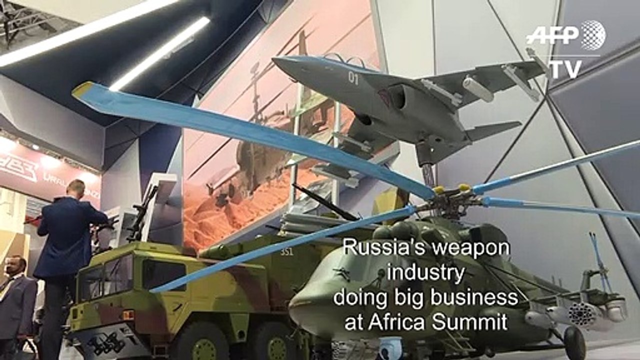 Russia flaunts firepower at Africa summit