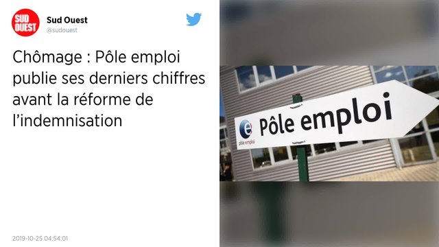 Chômage : Pôle emploi publie ses derniers chiffres avant la réforme de l’indemnisation