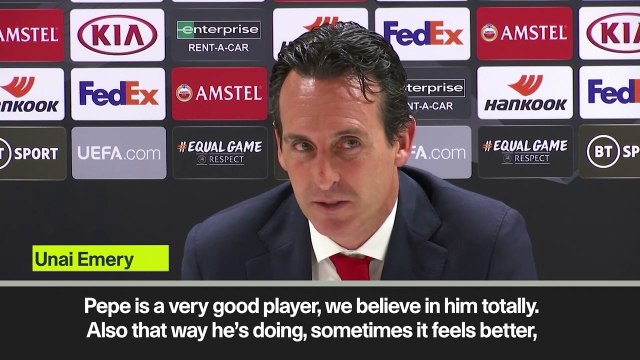 Emery praises Nicolas Pepe's 'perfect' free-kick double