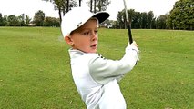Six-year-old golfer aims to be new Tiger Woods