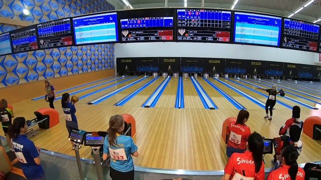 Trios Squad 2 Block 1 - Lanes 3-10 - 25th Asian Tenpin Bowling Championships 2019