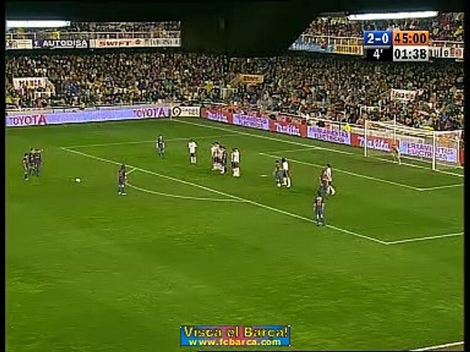 Season 2006-07 Goal 46 - Ronaldinho @ Valencia