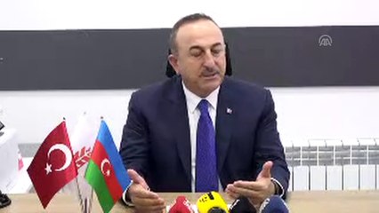 Çavuşoğlu: 'Biz Suriye'nin toprak bütünlüğünü destekliyoruz' - BAKÜ